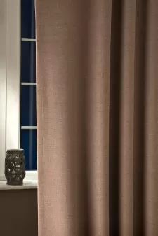 Rusztik - Fahéj színű blackout függöny egyedi méretre varrva