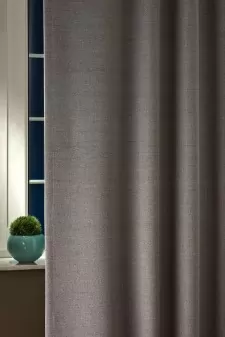 Rusztik - Grafit színű blackout függöny egyedi méretre varrva