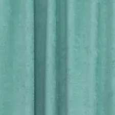 Ramon/280/18 - Bársonyos, pasztell türkiz zöld jacquard sötétítő, dekorfüggöny egyedi méretre varrva