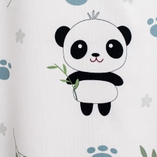 Panda mintás dekor anyag egyedi méretre varrva