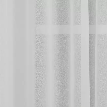 Ekrü színű zsorzsett sablé függöny egyedi méretre varrva