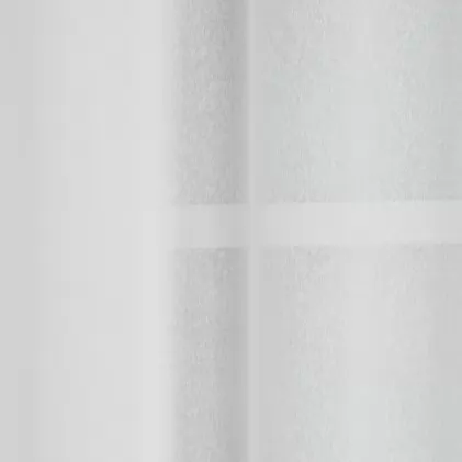 Fehér színű zsorzsett sable függöny egyedi méretre varrva