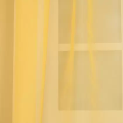 Sárga voile függöny  egyedi méretre varrva