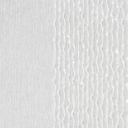 Bochum-Nagy sáv mintás fehér sablé függöny egyedi méretre varrva