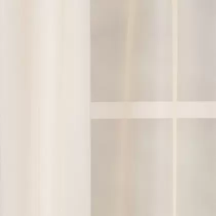 Liliána-Vanília színű félorganza függöny egyedi méretre varrva
