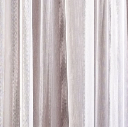 Susan-fehér csíkos dreher sable függöny egyedi méretre varrva