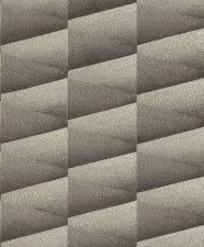 Világos és antracit szürke színátmenete, geometrikus mintájú vlies tapéta, Rasch Composition 554663
