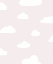 Pink színű felhőmintás vlies tapéta, Ugepa My Kingdom, A61803