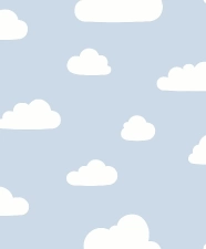 Kék színű felhőmintás vlies tapéta, Ugepa My Kingdom, A61831