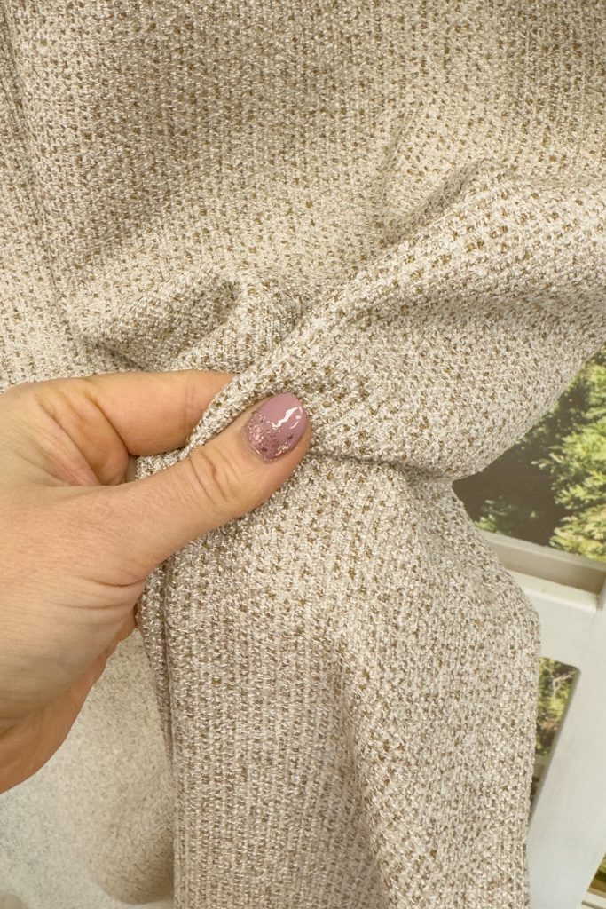 Buklé dekorfüggöny anyag