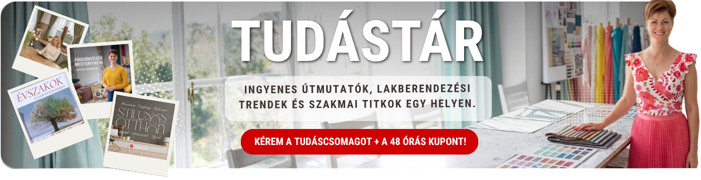 Függönyözési tudástár és 48 óráig érvényes kupon