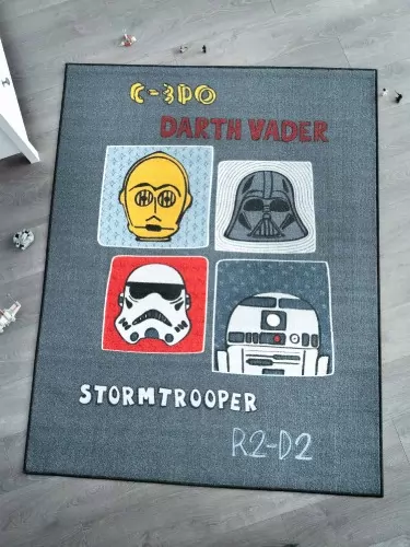 Disney: Star Wars nyomott mintás 100% poliamid szőnyeg 130x170 cm méretben.