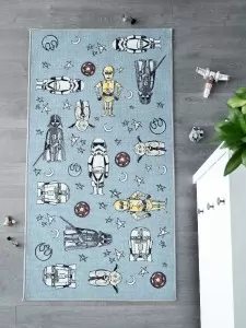 Disney: Star Wars nyomott mintás 100% poliamid szőnyeg 80x150 cm méretben