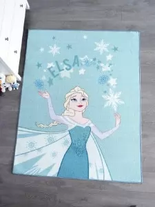 FROZEN/Jégvarázs szőnyeg nyomott mintás 100% poliamid szőnyeg 130x170cm méretben.