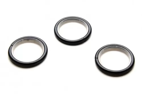 16mm néma karika fekete 10 db/csomag