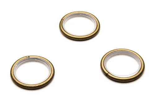 16mm néma karika antik arany 10 db/csomag