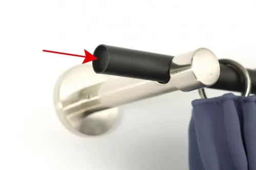 16mm rúd fekete 240cm