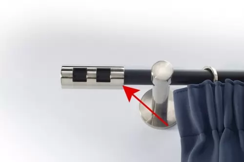 16mm végzáró Bicolor acél 2db/csomag