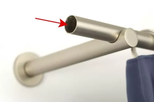 16mm rúd matt króm 120cm