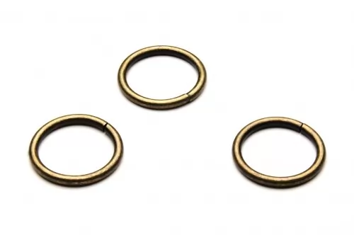 16mm karika antik arany 10 db/csomag