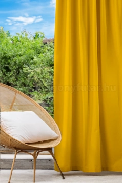 Solar- napsárga színű kültéri dekor egyedi méretre varrva