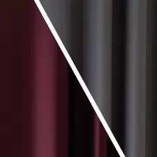 Pierrot 27 - kétoldalas burgundy bordó - szürke színű dim out függöny egyedi méretre varrva