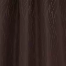 Wilson - Sötétbarna színű hullámmintás sötétítő függöny egyedi méretre varrva