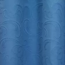 Panni - Kék színű jacquard sötétítő függöny egyedi méretre varrva