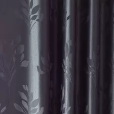 Vera - Szilvakék színű jacquard sötétítő függöny egyedi méretre varrva