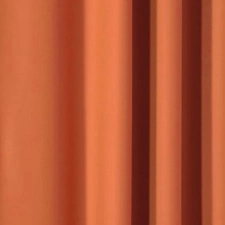 Rozsdabarna / terrakotta színű üni blackout sötétítő függöny egyedi méretre varrva