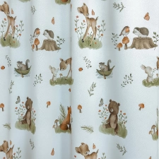 Erdei állat mintás dimout sötétítő függöny