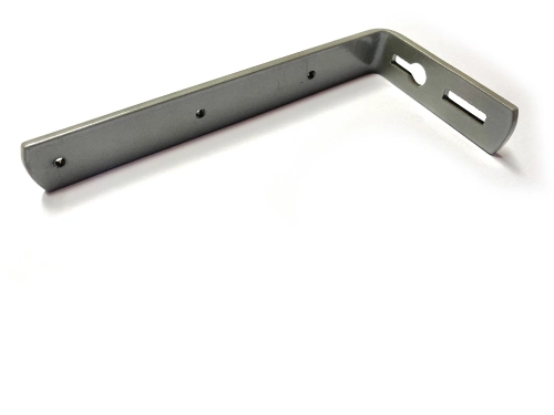 Erősített sarokvas 15cm 02 alu-szatén