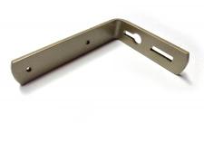 Erősített sarokvas 10cm 03 matt bronz