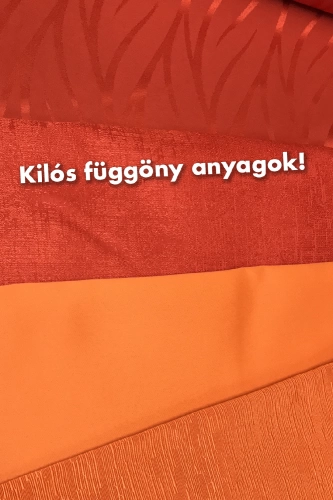 Utolsó méterek kilóra, NARANCS színű dekorok