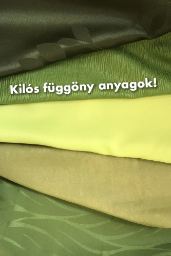 Utolsó méterek kilóra, zöld színű dekorok