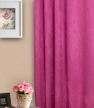 Pink színű bársonyos szatén kétoldalas blackout függöny, min.100x140 cm/db