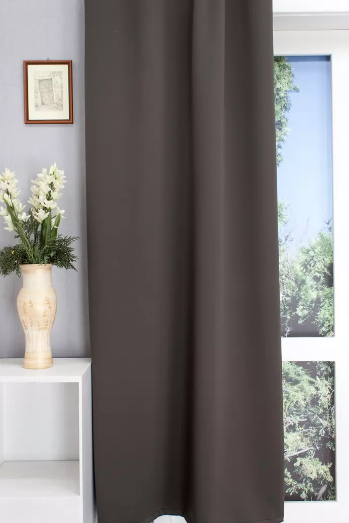 San Diego 316 – Grafitszürke üni blackout sötétítő függöny, min.100x150 cm/db