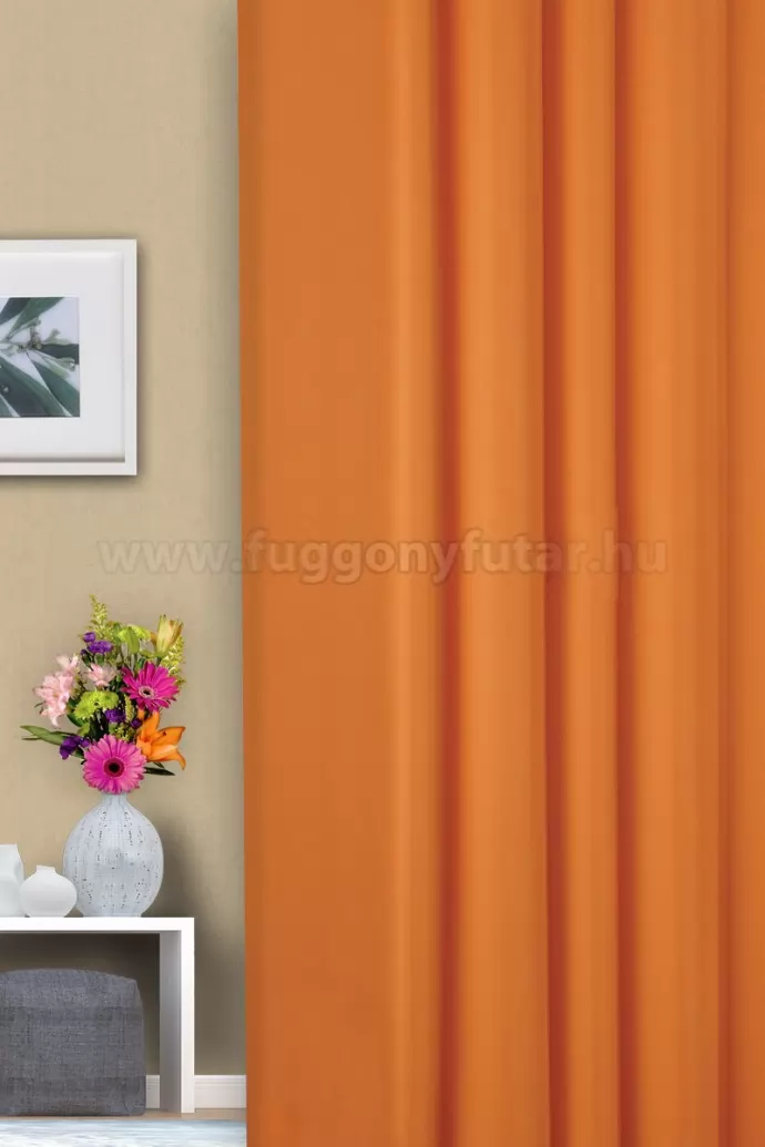 Príma - Narancs színű blackout sötétítő függöny, min.100x140 cm/db