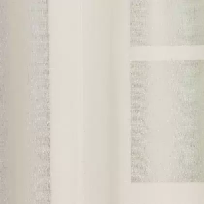  Henriett - Krémsárga színű magas fényű organza függöny egyedi méretre varrva