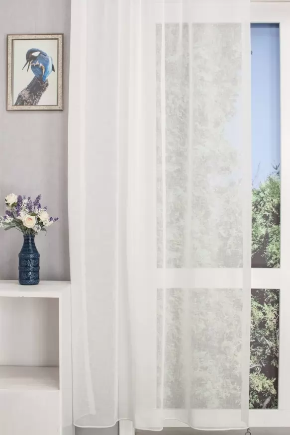 Lara-Természetes hatású ecrü sablé függöny 1010040193