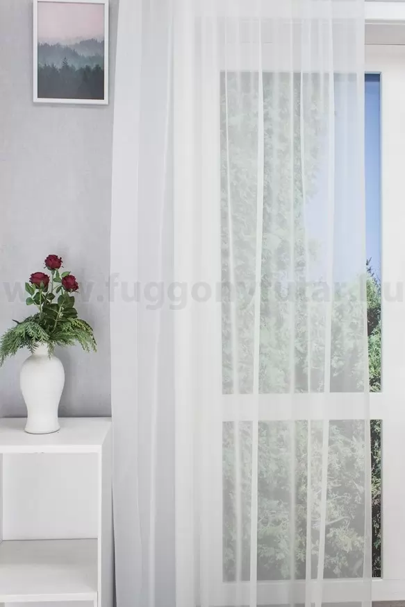Fehér voile függöny 850/350/100
