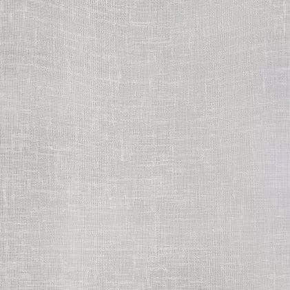 Természetes hatású fehér színű sable függöny egyedi méretre varrva