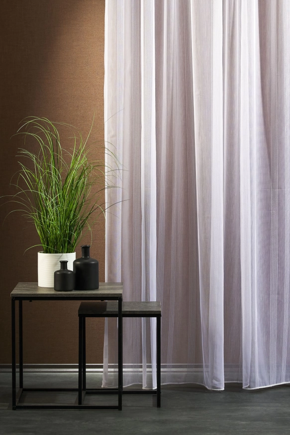 Susan-fehér csíkos dreher sable függöny 1010040418