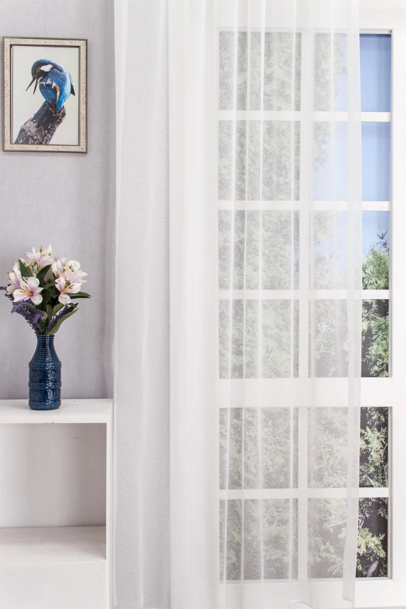 Dora-Fehér dreher sablé függöny DORA/300/01