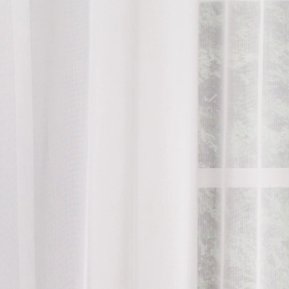 Lille - Magasfényű fehér fényáteresztő függöny egyedi méretre varrva