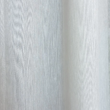 Szürke színű rusztikus szövésű sablé függöny egyedi méretre varrva