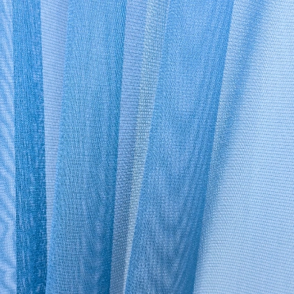 Platina - Tengerészkék színű fényes félorganza függöny  egyedi méretre varrva