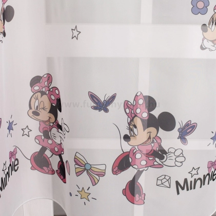 MINNIE kész függöny behúzószalaggal, 140x245 cm kifeszített méret egyedi méretre varrva