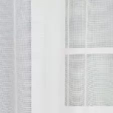 Aster – fehér rugalmas jacquard függöny egyedi méretre varrva