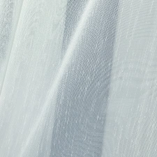 Dolores - Fehér színű, fényes szálbeszövéses jacquard függöny egyedi méretre varrva